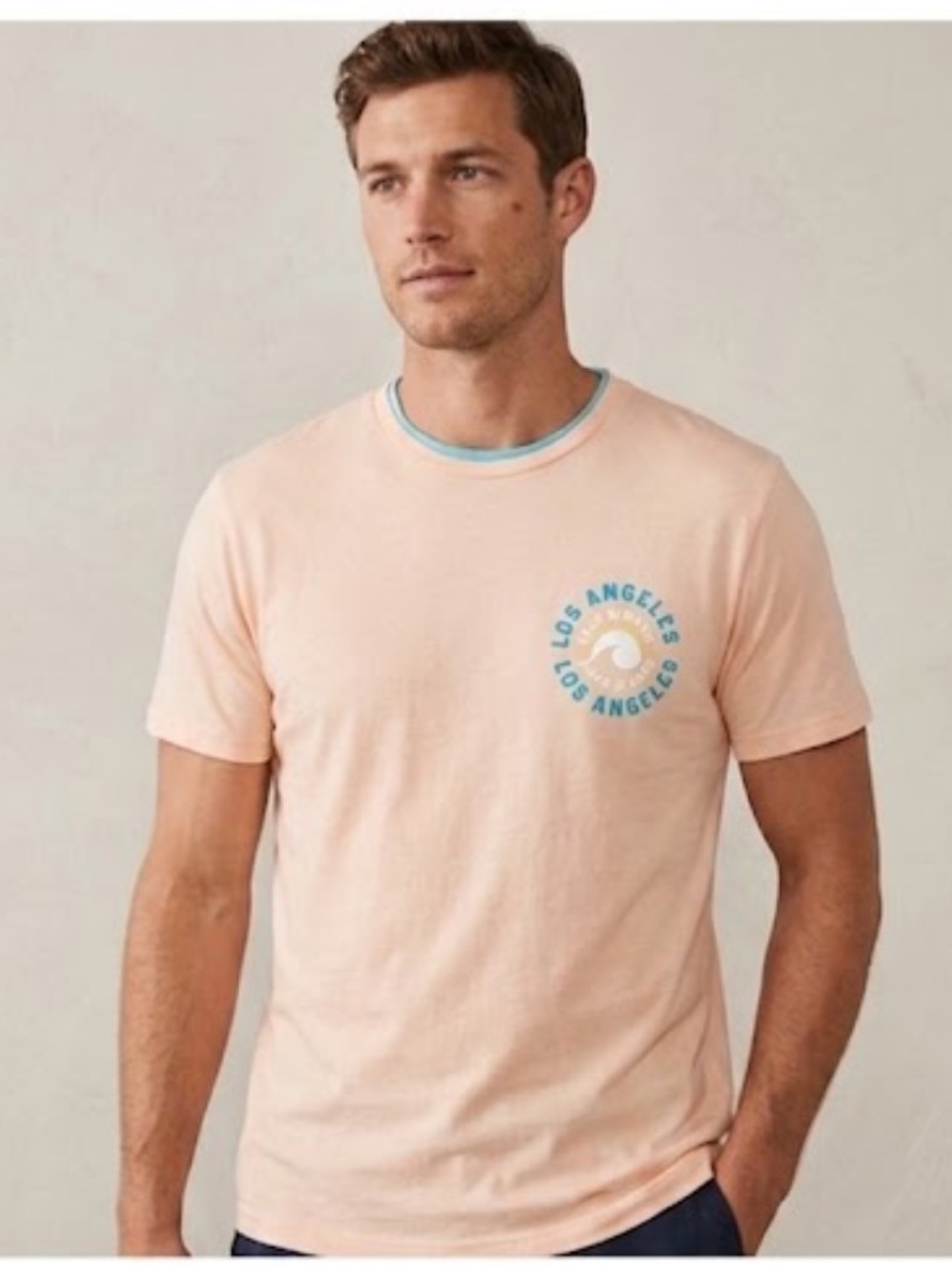 Denim & Flower Los Angeles Surf Resort T-shirt Sz L